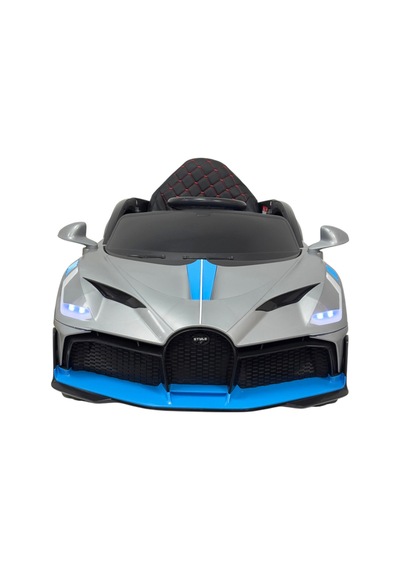 Bugatti 12 Volt Uzaktan Kumandalı Akülü Araba Hızlı Motor Gt Gri