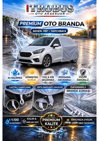 Aston Martin Cygnet 2011-2013 Uyumlu Premium Araba Brandası Oto Branda Hb1 Beden