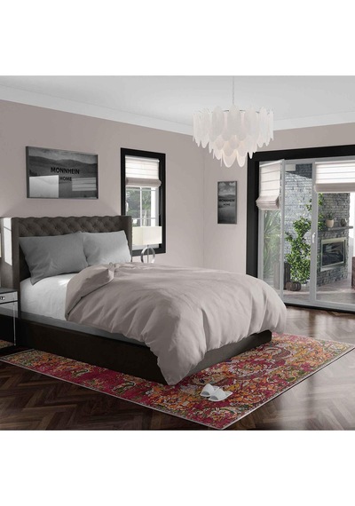 Kaymaz Taban Yıkanabilir Halı Mutfak, Salon, Yatak Odası İçin Modern Dijital Baskı Halı Slnhal114 - 479 Çok Renkli