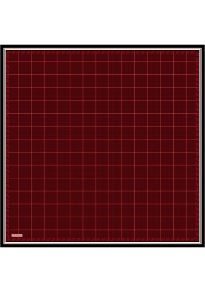 Armine Dj Saf İpek Eşarp 9029d Sura Nostalji - Bordo - 9029-07 Pembe