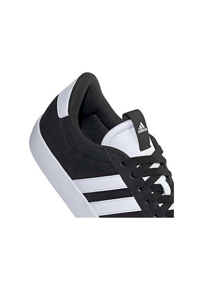 Adidas Vl Court 3.0 Suede Id6278 Unisex Spor Ayakkabı SİYAH-BEYAZ
