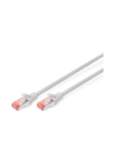 Digitus Zırhlı Patch Kablo Cat6 Gri 1m