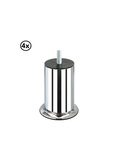 Baza Ayağı Vidalı M10 10 Cm X 4 Adet Metal