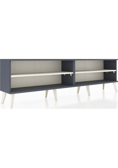 Arges Tv Ünitesi 2 Raflı 176x30x51 Antrasit-antrasit/aytaşı Antrasıt/aytası Arges Tv Ünitesi 2 Raflı 176x30x51 Antrasit-antrasit/aytaşı Antrasıt/aytası