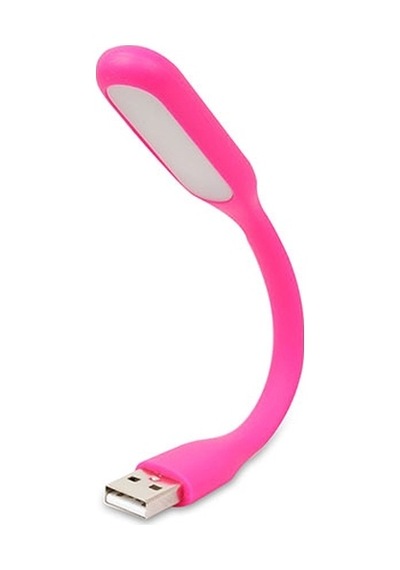 Led Usb Okuma Lambası S-link Sl-l10 Pembe Çok Renkli