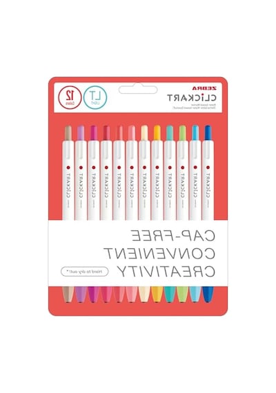 12'li Set Jel Kalem, Metalik Renkler 124-Pembe