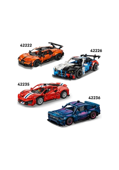 LEGO® Technic Dodge Viper GTS-R Spor Araba 42234 - 10 Yaş ve Üzeri Çocuklar için V10 Motoru İçeren Oyuncak Yapım Seti (805 Parça)
