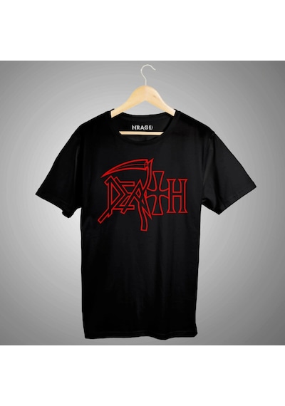 Death Rock Band Siyah Tişört Siyah
