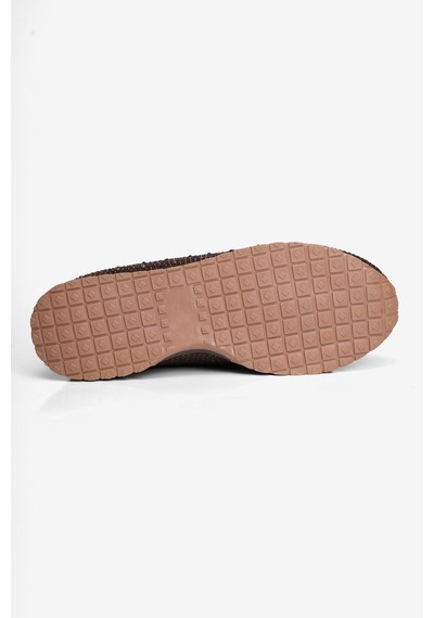Mubiano Kadın Süet Sneaker Taşlı Bağcıklı Mely Kahverengi