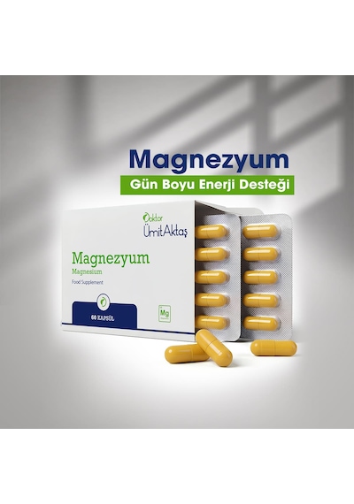 Dr. Ümit Aktaş Magnezyum Takviyesi 60 Kapsül