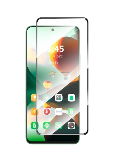 Nettech İnfinix Hot 40i Uyumlu 5d Glas Full Cam Koruyucu - Siyah