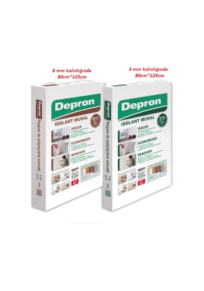 Depron G3-3Mm / G6-6 Mm Yalıtım Malzemesi Levha 80 X 125 Cm