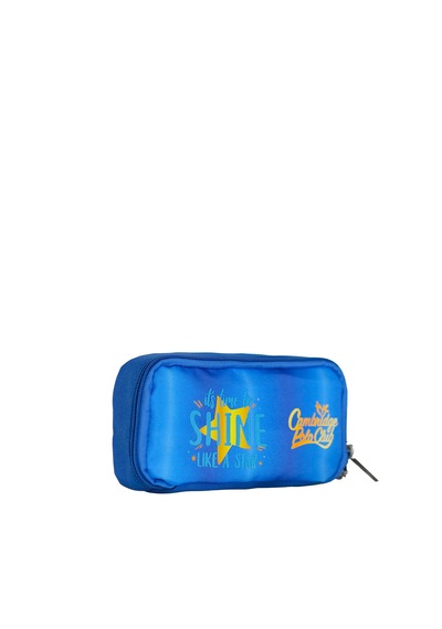 Açık Mavi Star Unisex Çocuk Tek Bölmeli Kalem Çantası