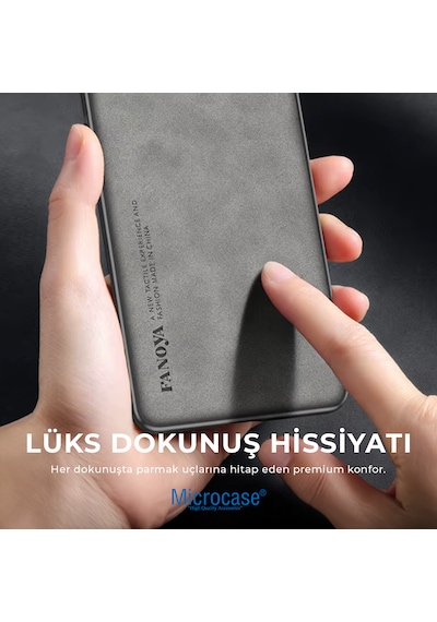 Microcase Poco X8 Pro 5g İle Uyumlu Luxury Leather Serisi Deri Desenli Plastik Koruma Kılıf - Al8125 Kahverengi