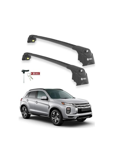 Turtle Mitsubishi Rvr Mk3 2010-2022 Ara Atkı Air2 Siyah