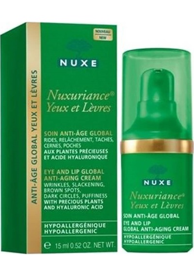 Nuxe Nuxuriance Yeux Et Levres  Yoğunlaştırıcı Göz ve Dudak Kremi 15 ML