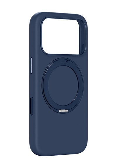 Apple Uyumlu iPhone 17 Pro Max Amazingthing Cloudie Magspin 360 Derece Standlı M-safe Kılıf Mavi Mavi
