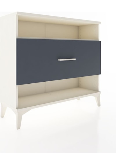 Arges Şifonyer Tek Raflı Tek Çekmeceli 88x30x80 Aytaşı-antrasit Aytaşı