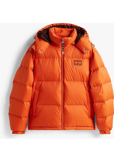 Tommy Hilfiger Tjm Alaska Kuş Tüyü Şişme Erkek Turuncu Ceket Dm0dm22036szz Turuncu