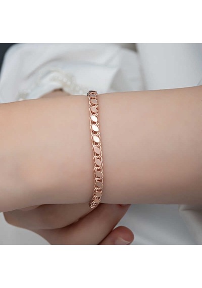Gümüş Rose Pullu Zincir Kadın Bileklik Çok Renkli 86341242
