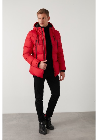 Buratti Kapüşonlu Suya Ve Rüzgara Dayanıklı Soğuk Geçirmez Slim Fit Mont Erkek Mont 5717101 Kırmızı Buratti Kapüşonlu Suya Ve Rüzgara Dayanıklı Soğuk Geçirmez Slim Fit Mont Erkek Mont 5717101 Kırmızı