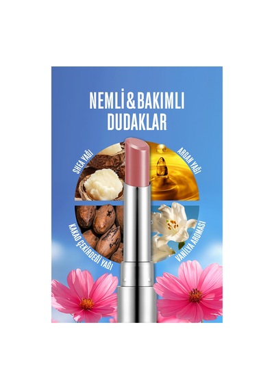 Sheer Up Yarı Transparan & Parlak Bitişli Nemlendirici Ruj 8682536097888 019mystıcrose