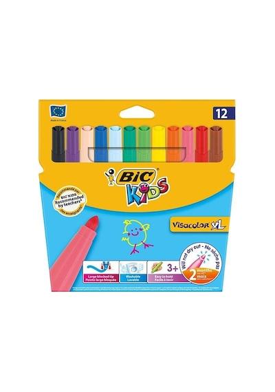 Bic Kids Visacolor XL Keçeli Boya Kalemi 12'li
