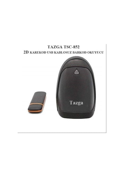 Tazga Tsc-852 2D Karekod Usb Kablosuz Barkod Okuyucu
