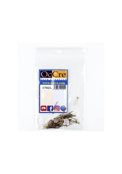 Occre 17026 Prinç Kaplamalı Çelik Halka, 60 Adet-57386