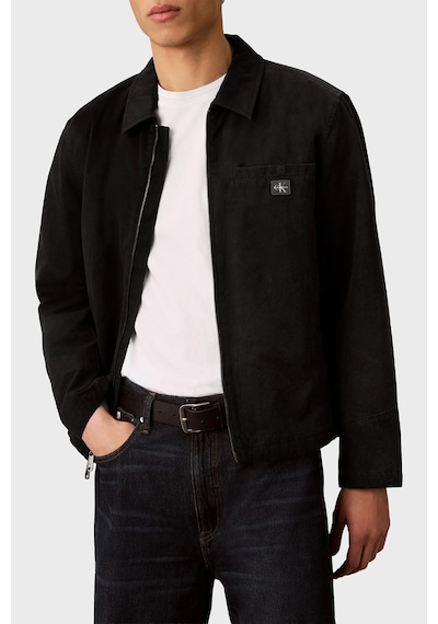 Calvin Klein Logolu Regular Fit Klasik Yaka Mont Lv04rg405gub1 Erkek Mont Lv04rg405g Ub1 Siyah