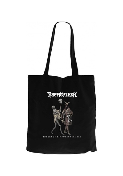 Septicflesh Infernus Sinfonica MMXIX Siyah Kanvas Bez Çanta Siyah