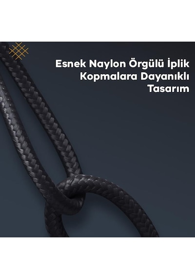 Coofbe Örgü Kablo 1mt Type-c Uzatma Kablosu 10gbps Veri Ve Görüntü Aktarım 5a Pd Hızlı Şarj Kablo