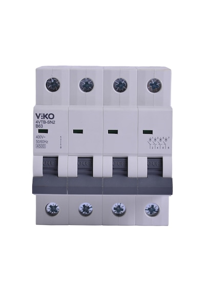 Viko 4vtb-4b63 Otomatik Sigorta 4,5ka B Tipi 4 Kutup 63a 10