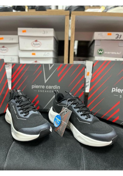 Pierre Cardin Pci-11324 Erkek Spor Ayakkabı Siyah Beyaz