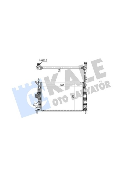 Kale 352845 Motor Su Radyatörü Focus Iıı 1.5tdcı 1.6tdcı 95ps 115ps 12 Yenı Connect 14 1.5tdcı 1.6 Tdcı Olcu 545 358 26 Bv618005bd-1703514-1720432-1804847 -