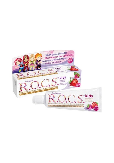 Kids Diş Macunu 35ml 4-7 Yaş Ahududu