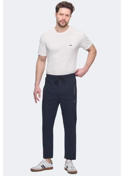 Slazenger Olı In Erkek Fermuar Cepli Lacivert Eşofman Altı Lacivert