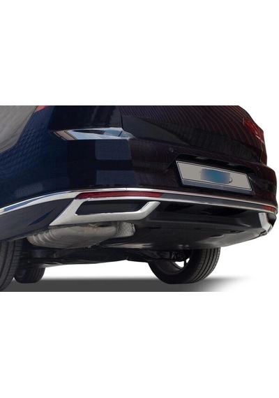 Vw Passat B8.5 Sd Sw Krom Egzoz Çerçevesi Difüzör 2019 Ve Sonrası