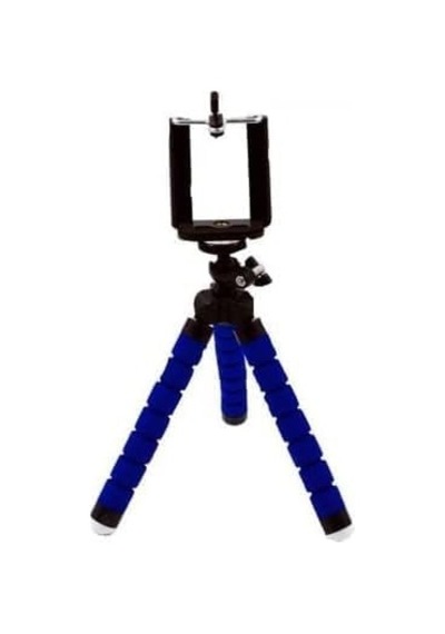 Tripod Ahtapot Telefon Tutucu, Ayarlanabilir Telefon Tutacağı, Esnek Ayaklar Çok Renkli Siyah