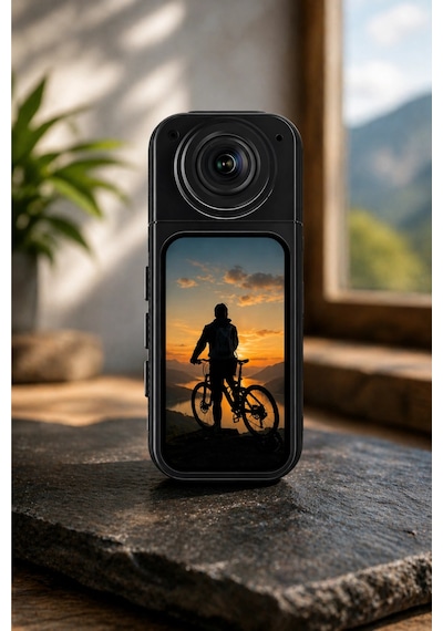 Glr S70 2.7k Hd Manyetik Askılı Aksiyon Kamera Vücut Kamerası 180 Dönebilen