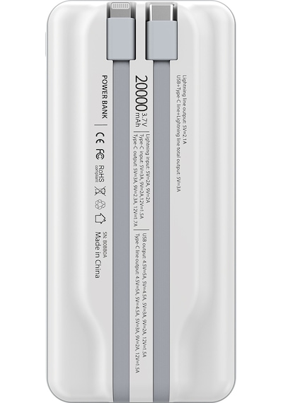 Buff BP18 22.5 W 20.000 mAh Powerbank Beyaz