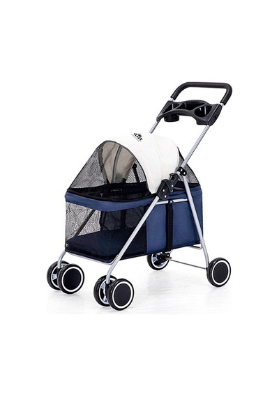 Royalist Dtc-807 Katlanabilir Kedi Köpek Arabası Mavi 80x50x103 Cm 294-57007.03