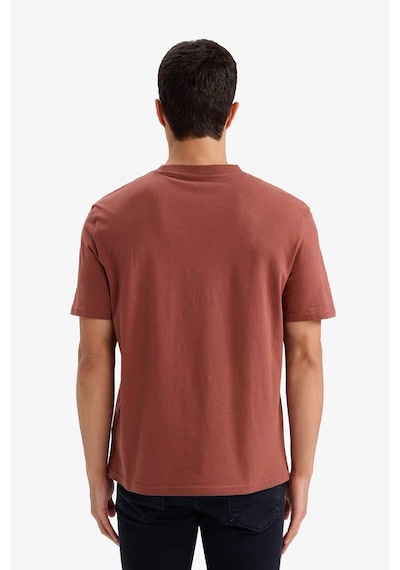 Defacto %100 Pamuk Basic Tarçın Erkek T-shirt V7699az/bn496 Tarçın