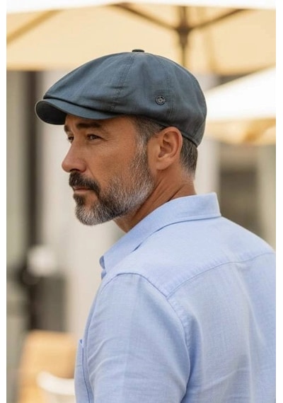 Karnas Şapka Karnas Keten Yazlık Kasket Şapka Günlük Şıklığa Uyum Sağlayan Rahat Ve Modern Stil Renkli
