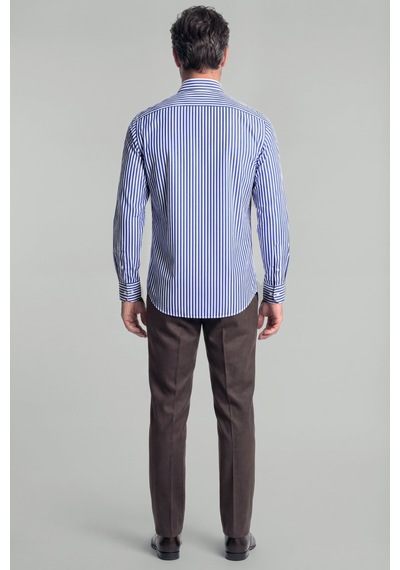 Bisse Regular Fit Cepsiz Pamuk Lacivert Erkek Gömlek Gmczg4kpal242062 C39 Lacivert