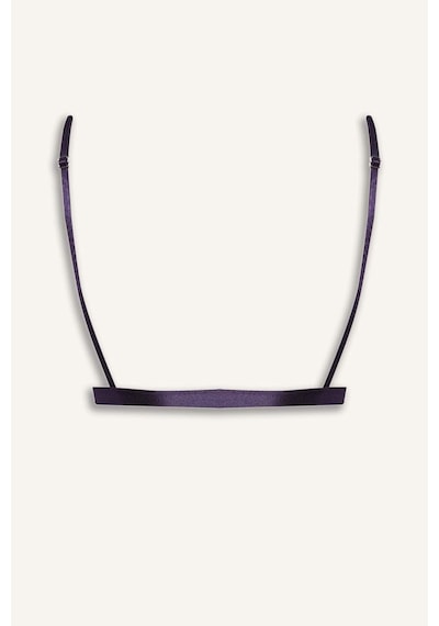 Defacto Dantel Detaylı Saten Kapsız Pedsiz Balensiz Bralet G1139ax26sppr289 Mor-pr289