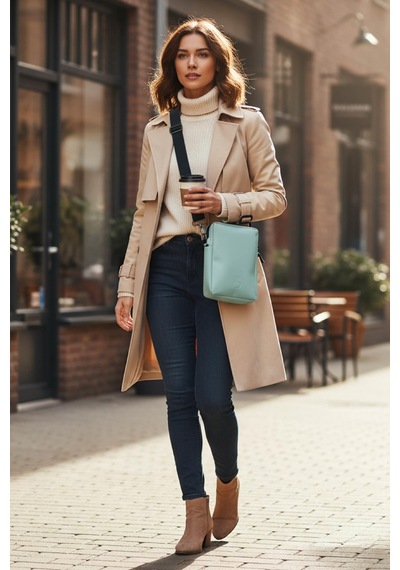 Brandsmithshop Sage Adaçayı Yeşili Glow Elegant Omuz Çantası Çok Renkli