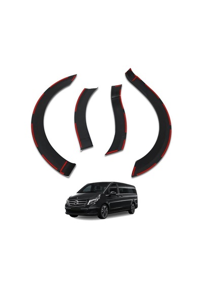 Mercedes V Class Ferrous Çamurluk Koruma Dodik Seti 8 Parça 2019 Ve Üstü