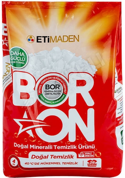 2 Adet Bor-on Matik Doğal Temizlik 4 Kg