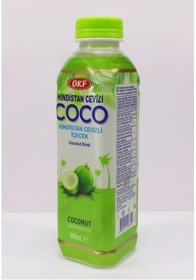 Coconut Drink Hindistan Cevizli İçecek 500ml 10'lu Set